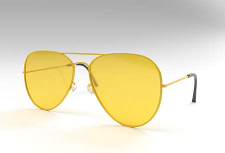 Modern sunglasses. 3d Render illustrationの写真素材
