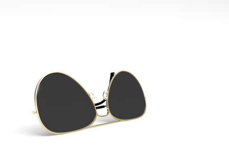 Modern sunglasses. 3d Render illustrationの写真素材
