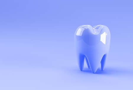 Dental model of premolar tooth 3D Rendering.の写真素材
