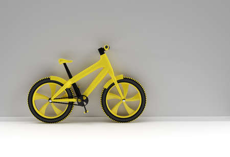 3D Render Concept of Modern Cycling  3D art design illustration.の写真素材