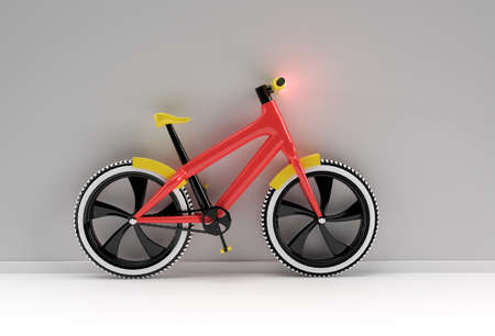 3D Render Concept of Modern Cycling  3D art design illustration.の写真素材