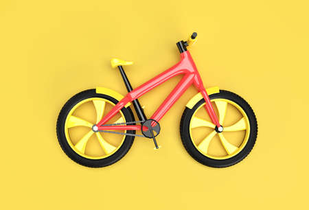 3D Render Concept of Modern Cycling  3D art design illustration.の写真素材
