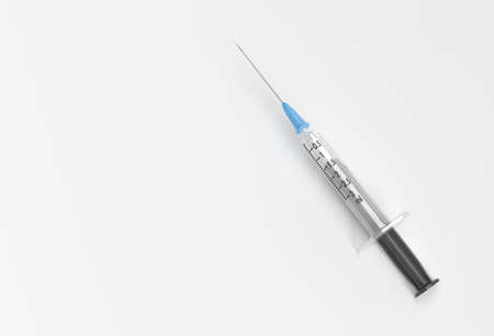 3D Render Syringe for vaccine, vaccination, injection, flu shot.の写真素材