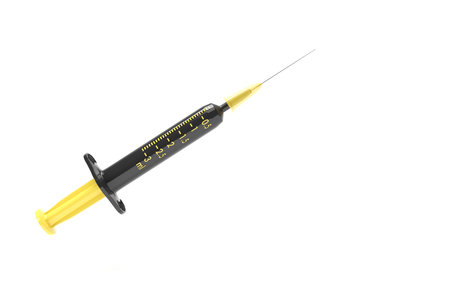 3D Render Syringe for vaccine, vaccination, injection, flu shot.の写真素材