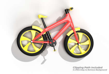 Modern Cycling Pen Tool Created Clipping Path Included in JPEG Easy to Composite.の写真素材