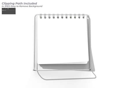 Notebook Mock up with Clean Blank for Design Advertising designの写真素材