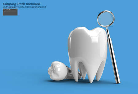 Dental Implants Surgery design concept.の写真素材