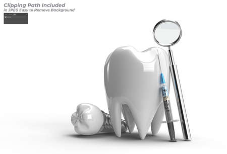 Dental Implants Surgery design concept.の写真素材