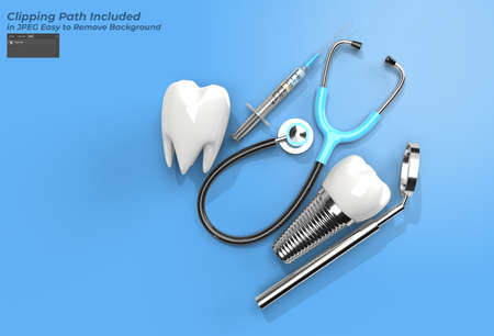 Dental Implants Surgery design concept.の写真素材