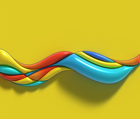 Abstract background Digital 3d illustration Poster Design.の写真素材
