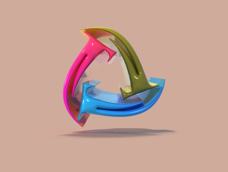 Recycle 3D Design.の写真素材