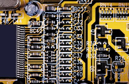 abstract macro background computer memoryの写真素材