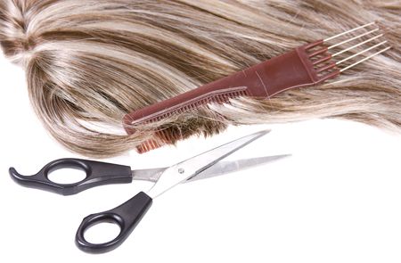 beautiful shiny healthy style hairの写真素材