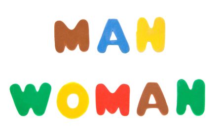 colour caption on white backgroundの写真素材