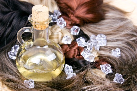 beautiful shiny healthy style hairの写真素材