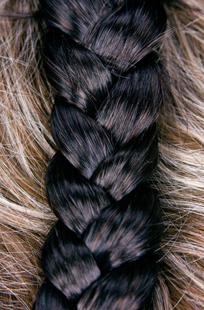 beautiful shiny healthy style hairの写真素材