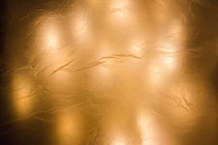 LED light bulb put in the plastic bag make it look blur insideの写真素材