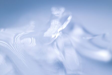 soft blurred ice melt macro for background in cold tone