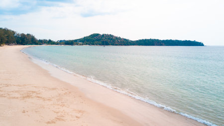 Above view of the beach in Phuket.の写真素材