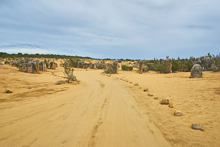 Pinnacles Desert, Australiaの写真素材