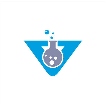 this creative and unique lab logo designのイラスト素材