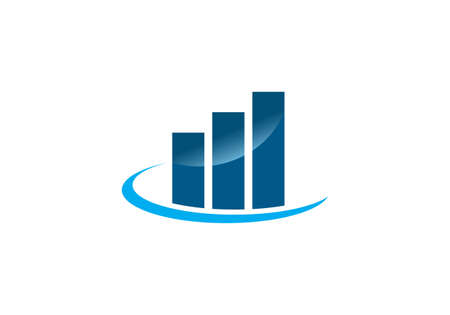 this creative and unique Accounting-&-Financial logo designのイラスト素材