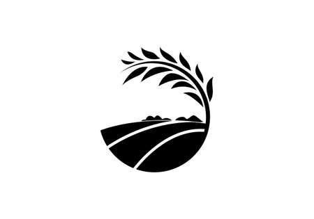 this creative and unique Agriculture logo and icon designのイラスト素材