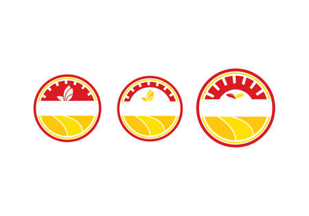 this creative and unique Agriculture logo and icon designのイラスト素材