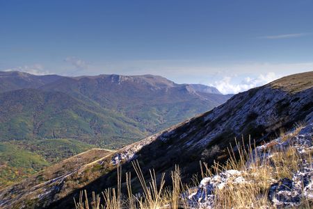 view mountains from crest. Crimeaの写真素材