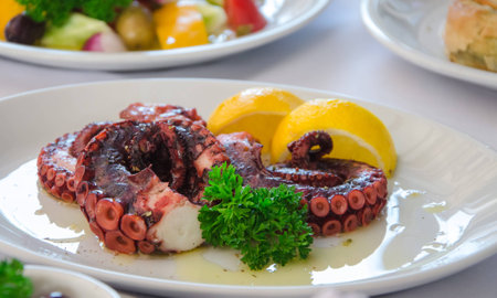 setout for dining in restaurantの写真素材