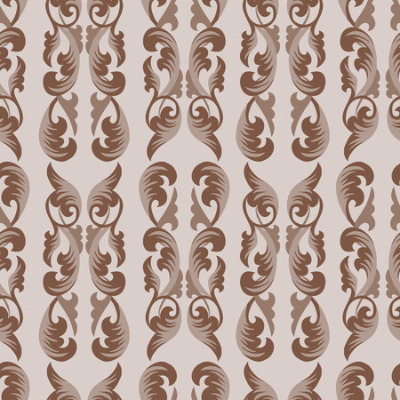 seamless pattern of vintage elementsのイラスト素材