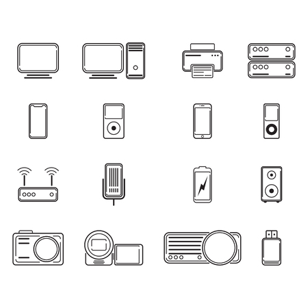 Icons for your design, logo, UIのイラスト素材