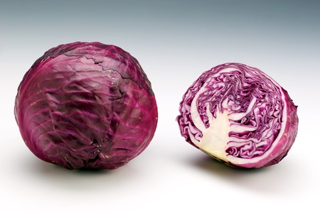 purple Cabbagesの写真素材