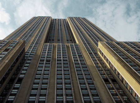 New York - Empire State Building, view from below in New York City
