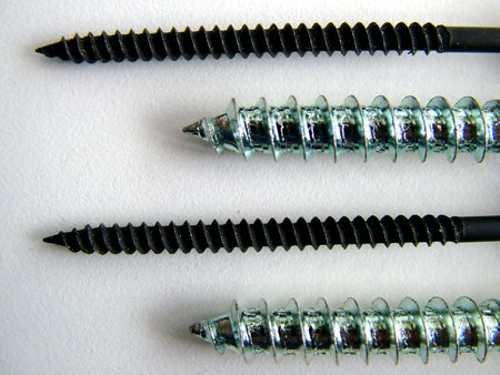 black and white screws