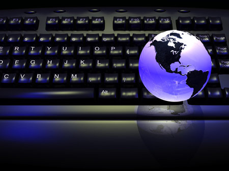 internet conceptの写真素材