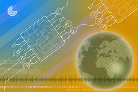 technology conceptの写真素材
