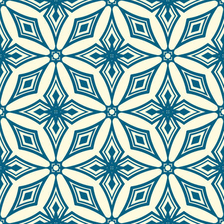 Abstract seamless pattern in art deco style. Geometric seamless pattern with stylish classic texture.のイラスト素材