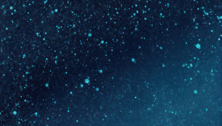 A stunning depiction of a star-studded night sky, showcasing numerous bright celestial objects against a deep blue backdrop, creating a sense of wonder and vastness.の素材