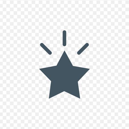 shining star icon. Stock vector illustrationのイラスト素材