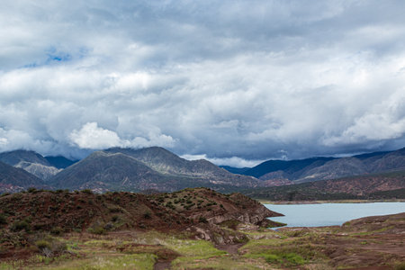 Landscape of Lake Mead National Recreation Area, Nevada, USA.の写真素材