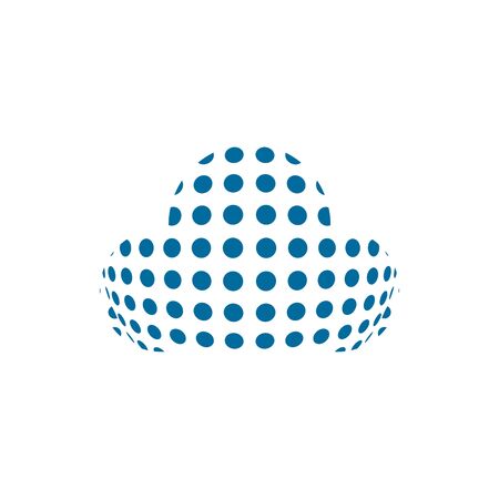 Cloud logo vectorのイラスト素材