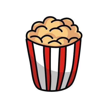 Pop corn illustration vectorのイラスト素材