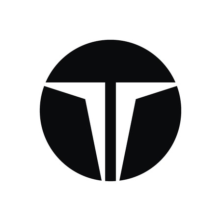 T initial logoのイラスト素材