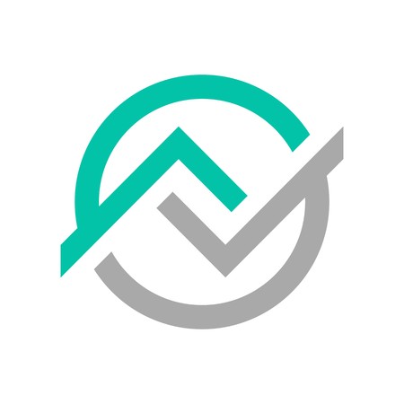 N initial logoのイラスト素材