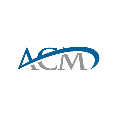 ACM initial logo Vector illustration.のイラスト素材