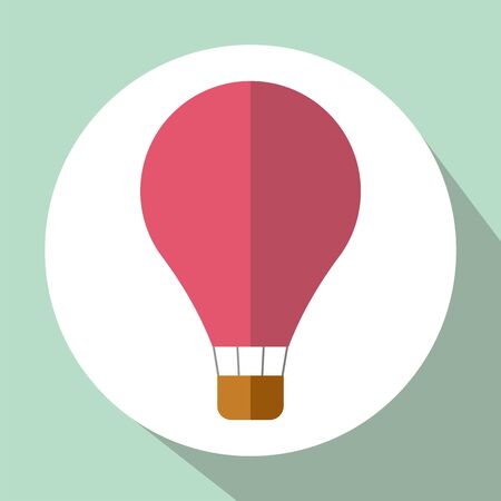Hot air balloon illustration vectorのイラスト素材