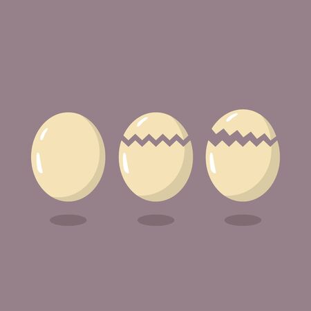Egg illustration vectorのイラスト素材