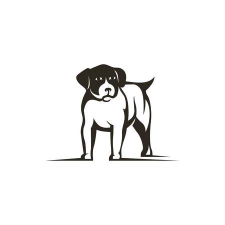 Dog illustration vectorのイラスト素材
