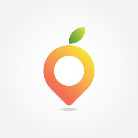 Local fruit icon designのイラスト素材